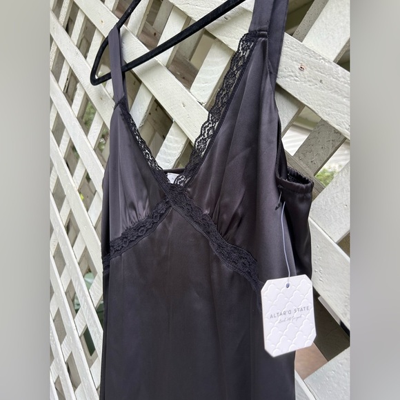 ❤️Altar’d State Cara Satin Midi Slip Dress - Picture 5 of 6